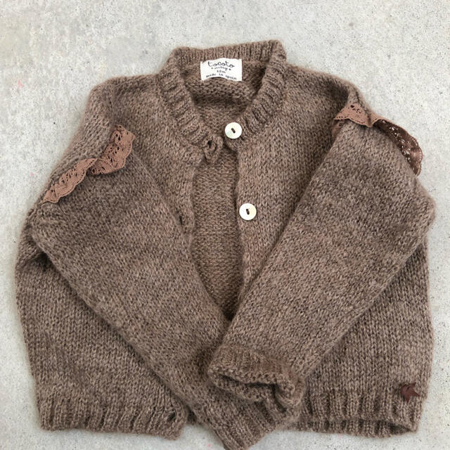 Bonpoint(ボンポワン)のtocoto vintage カーディガン キッズ/ベビー/マタニティのキッズ服女の子用(90cm~)(カーディガン)の商品写真