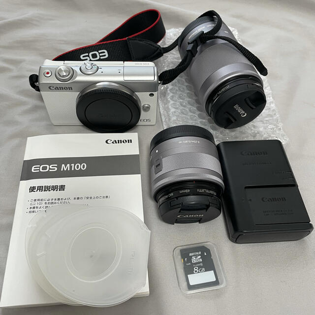 Canon ミラーレス一眼カメラ EOS-M100 ダブルズームキット 人気の春夏