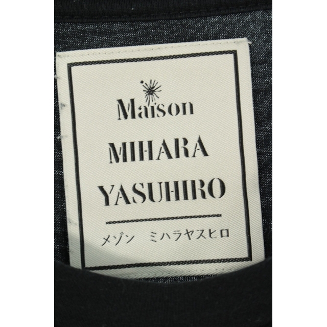 MIHARAYASUHIRO(ミハラヤスヒロ)のミハラヤスヒロ フロントテープデザインオーバーサイズTシャツ 50 メンズのトップス(Tシャツ/カットソー(半袖/袖なし))の商品写真