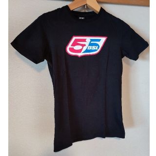 フィフティーファイブディーエスエル(55DSL)の55ディーゼル Tシャツ 半袖  ブラック Sサイズ(Tシャツ/カットソー(半袖/袖なし))