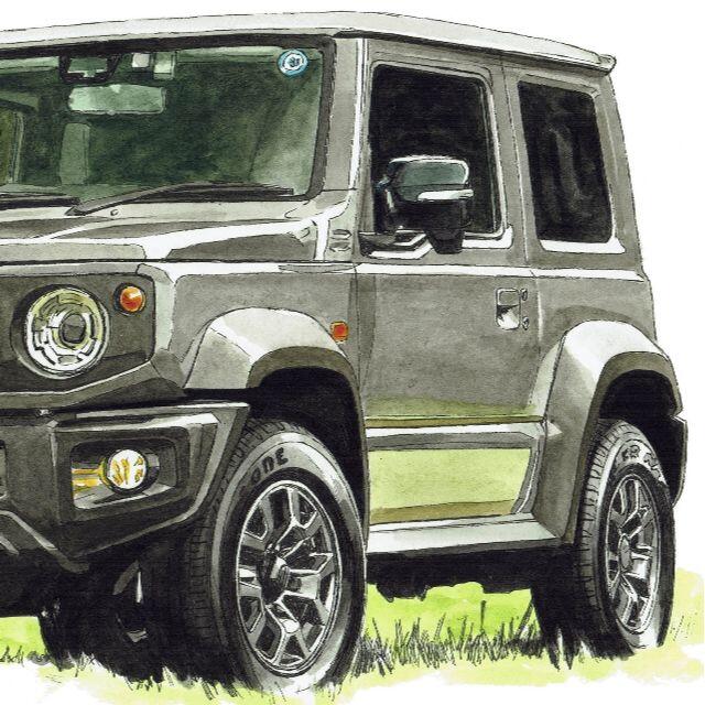 スズキ - NC-830スズキジムニーシェラJc限定版画サイン額装作家 スズキ - NC-830スズキジムニーシェラJc限定版画サイン額装作家