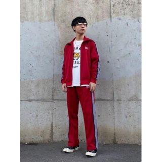 Needles - 19ss Needles トラックジャケット L レッド 美品 タグ付きの