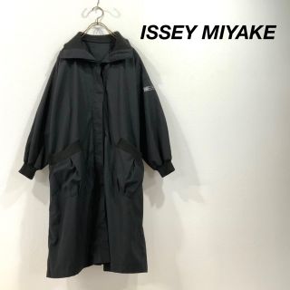 イッセイミヤケ(ISSEY MIYAKE)の【極美品】ISSEY MIYAKE コットン デザインロングコート(ロングコート)