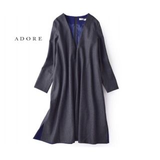 アドーア(ADORE)の美品★極上★ADOREアドーア★36size・7-9号★ワンピースA232(ひざ丈ワンピース)