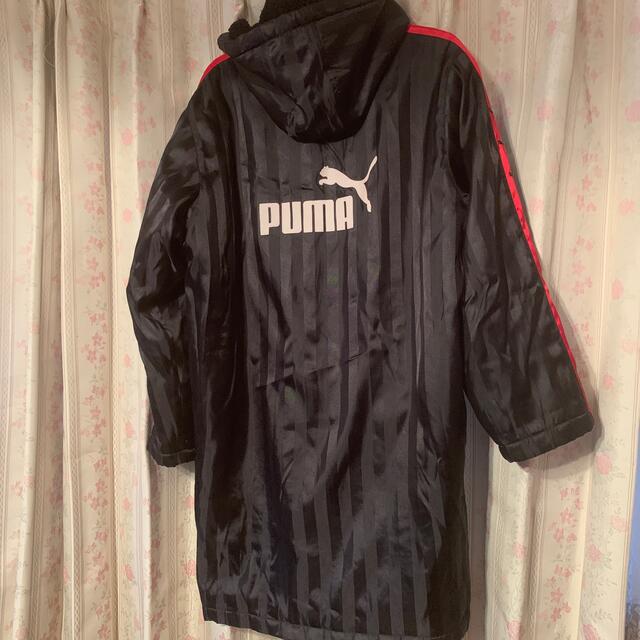 PUMA(プーマ)のPUMAベンチコート ボアジャンパー 160 スポーツ/アウトドアのサッカー/フットサル(ウェア)の商品写真