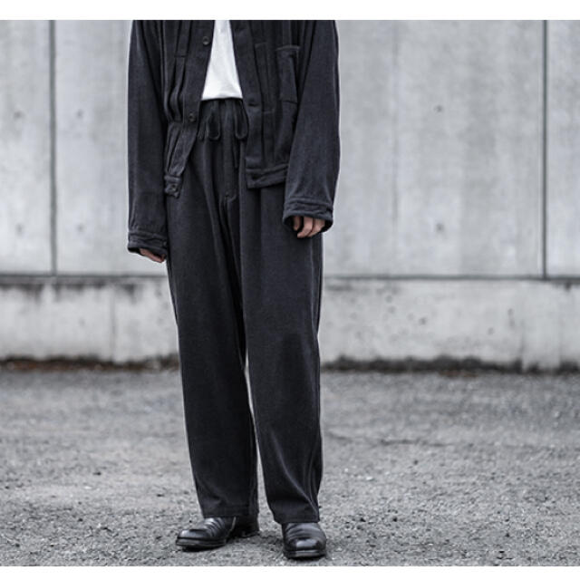 COMOLI - 21ss comoli シルクドローストリングパンツの通販 by TO's