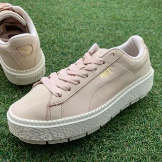 プーマ(PUMA)の美品25 PUMA プーマ  バスケット プラットフォーム トレース  G608(スニーカー)