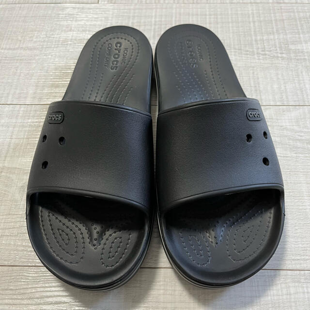crocs(クロックス)のクロックス　サンダル　黒　28cm Crocband III Slide メンズの靴/シューズ(サンダル)の商品写真