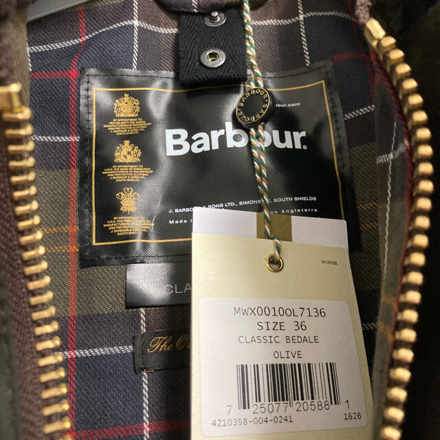 Barbour(バーブァー)の新品未使用 Classic BEDALE 36 クラシックビデイル olive メンズのジャケット/アウター(その他)の商品写真