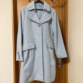 アクシーズファム(axes femme)の【クリーニング済み】セール！axes femme ブルーのコート(ロングコート)