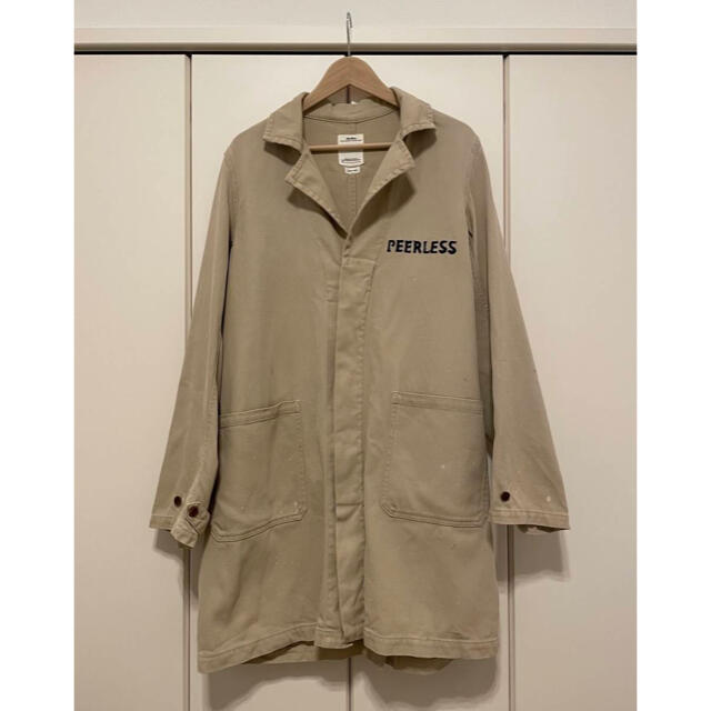 贈り物 visvim ビズビム PEERLESS SHOP COAT BEIGE 1 - crumiller.com