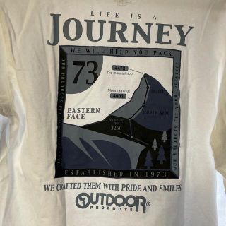 アウトドアプロダクツ(OUTDOOR PRODUCTS)のOUTDOOR 長袖Tシャツ　白(Tシャツ/カットソー(七分/長袖))