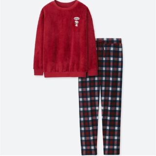 ユニクロ(UNIQLO)のユニクロ ピーナッツフリースセット(パジャマ)