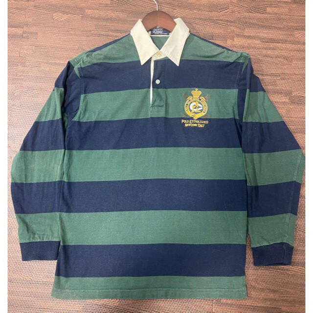 POLO RALPH LAUREN(ポロラルフローレン)のポロラルフローレン POLO RALPH LAUREN ラガーシャツ ポロシャツ メンズのトップス(Tシャツ/カットソー(七分/長袖))の商品写真