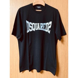 ディースクエアード(DSQUARED2)の新品 ディースクエアード オーバーサイズTシャツ 黒 DSQUARED2(Tシャツ/カットソー(半袖/袖なし))