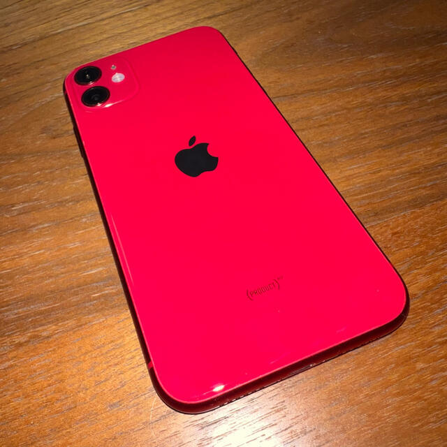 Apple - iPhone 11 (PRODUCT)RED 64GB SIMフリー レッド 赤の通販 by