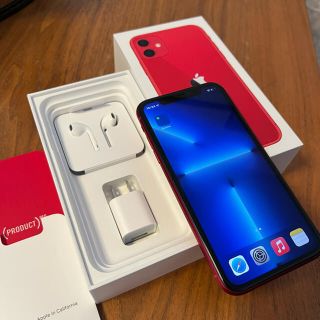 Apple - iPhone 11 (PRODUCT)RED 64GB SIMフリー レッド 赤の通販 by
