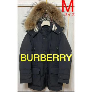 バーバリー(BURBERRY)の希少 BURBERRY LONDON バーバリー ダウン リアルファー M(ダウンジャケット)