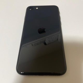 アップル(Apple)の【えりえり様専用】iPhoneSE第2世代　ブラック　64GB(スマートフォン本体)