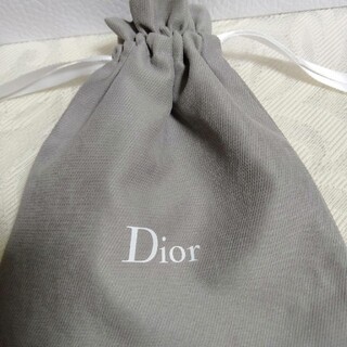 クリスチャンディオール(Christian Dior)のクリスチャンディオール布製巾着袋(ボトル・ケース・携帯小物)