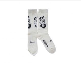 アフターベース(AFTERBASE)のWHIMSY X WASTED YOUTH VICK SOCKS WHITE(ソックス)