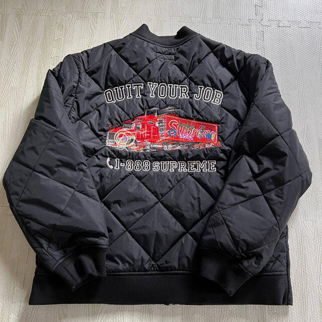 Supreme(シュプリーム)のQuit Your Job Quilted Work Jacket メンズのジャケット/アウター(ブルゾン)の商品写真