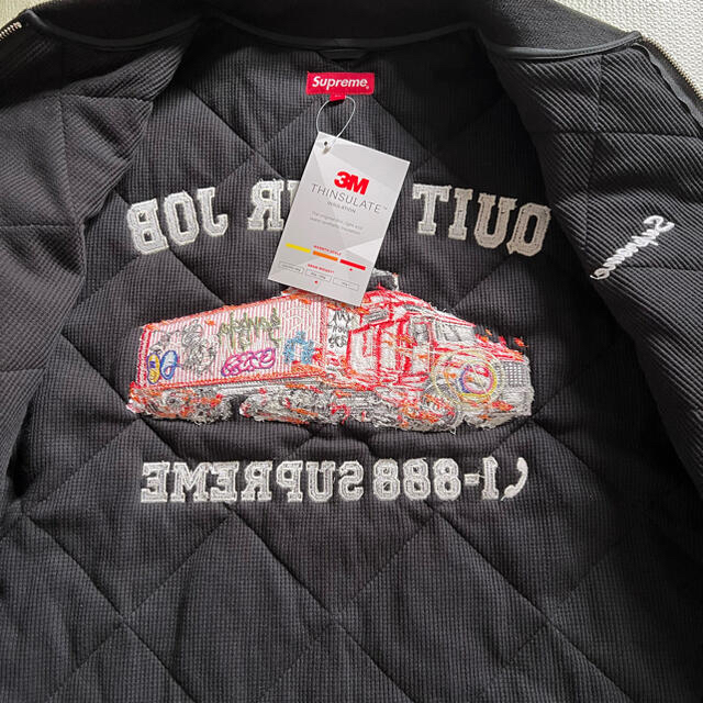 Supreme Quit Your Job Quilted Jacket