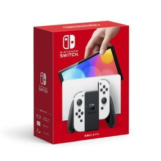 ニンテンドースイッチ(Nintendo Switch)の【新品未開封】Nintendo Switch（有機ELモデル）ホワイト (家庭用ゲーム機本体)