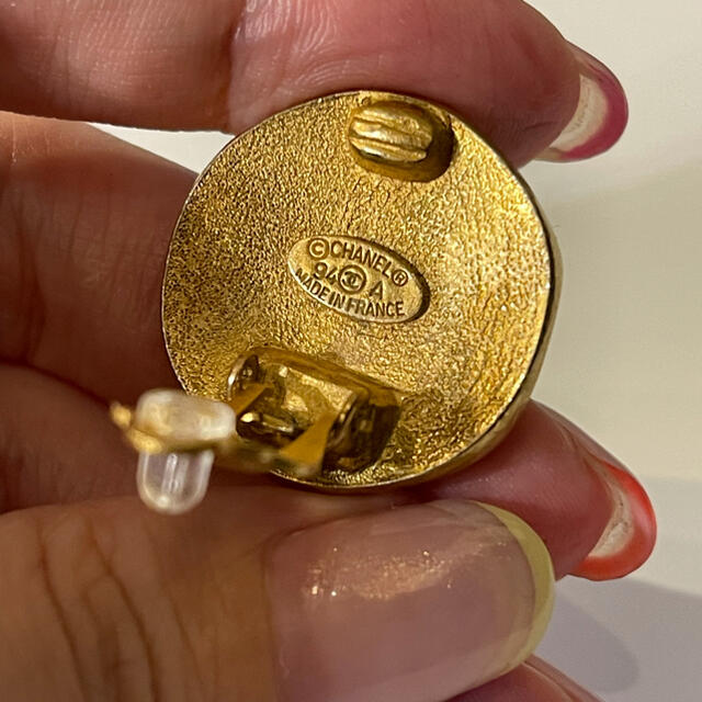 CHANEL ビンテージ イヤリング アシンメトリー ココマーク シャネル