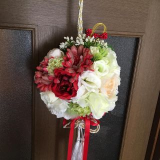 和装 結婚式 隠れミッキーボールブーケ (ブーケ)