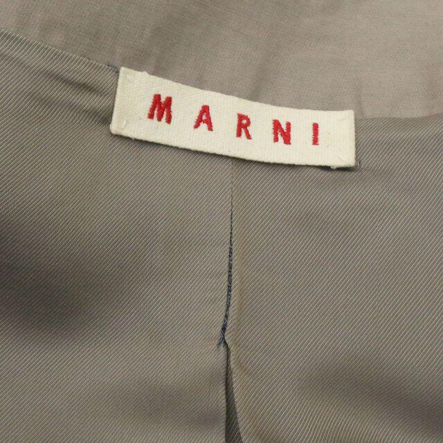 MARNI マルニ ハラコレザーベルテッドジャケット