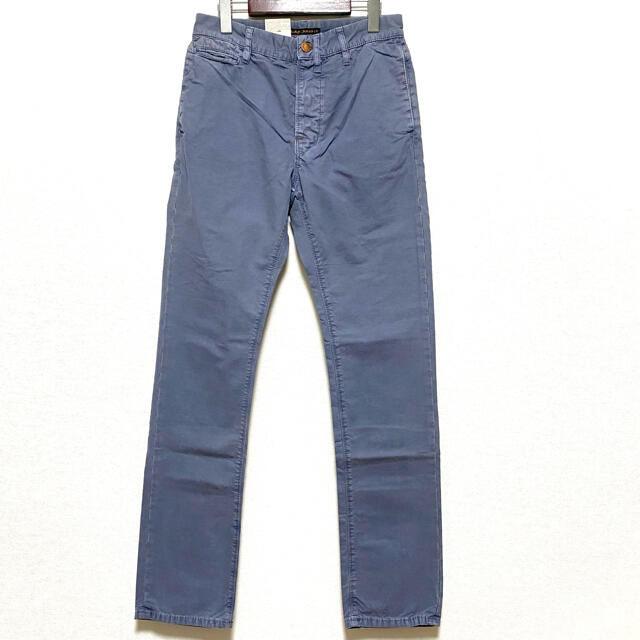 Nudie Jeans - nudie jeans☆カーキレギュラー☆チノパンツ☆ブルー