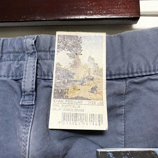 Nudie Jeans - nudie jeans☆カーキレギュラー☆チノパンツ☆ブルー