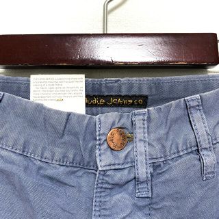 Nudie Jeans - nudie jeans☆カーキレギュラー☆チノパンツ☆ブルー