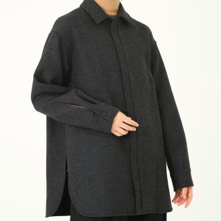 コモリ(COMOLI)のAURALEE LIGHT MELTON ZIP シャツジャケット(ブルゾン)