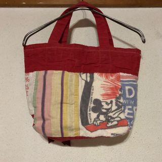 新品　デニムダンガリー  ミッキー　トートBAG Ｔ