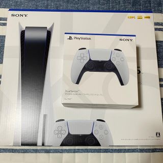 プレイステーション(PlayStation)のPlayStation5 新型CFl-1100A01＋ワイヤレスコントローラー(家庭用ゲーム機本体)