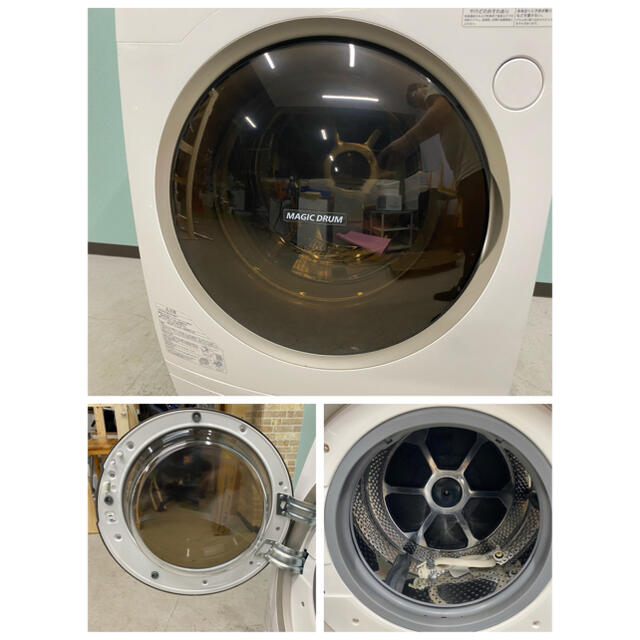 東芝 - 東芝ドラム式洗濯機 2015年製 9.0kg/6.0kg TW-Z96A2MLの通販 by