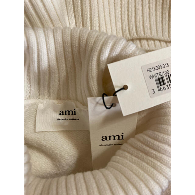 新品 アミ AMI オーバーサイズタートルネックセーター 100%バージン