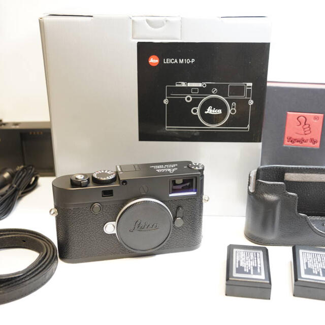 Leica M10-P 美品 サムレスト 純正レザーケース 予備バッテリー