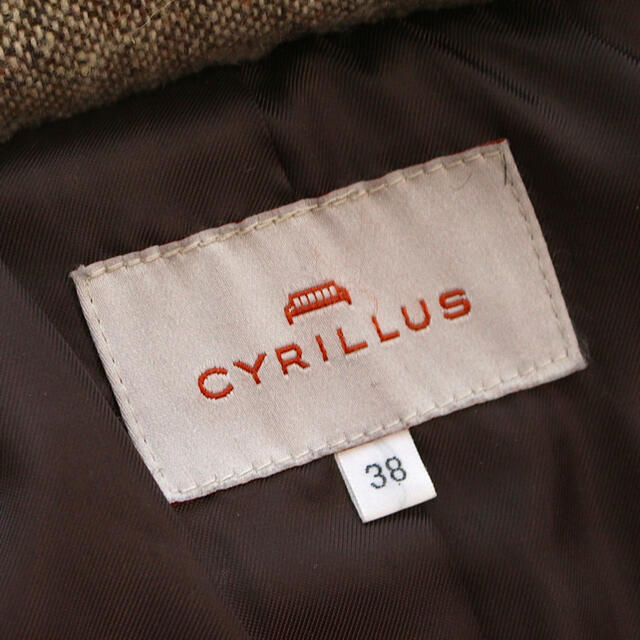 CYRILLUS(シリリュス)の◎CYRILLUS◎シリリュス◎ツイードダウンジャケット◎フーディー◎レア◎ レディースのジャケット/アウター(ダウンジャケット)の商品写真