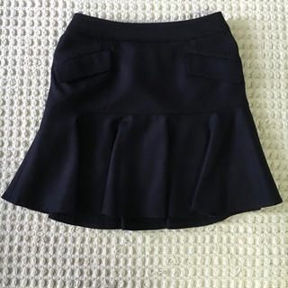 ダブルスタンダードクロージング(DOUBLE STANDARD CLOTHING)の濃紺膝上20センチのミニスカート(ミニスカート)
