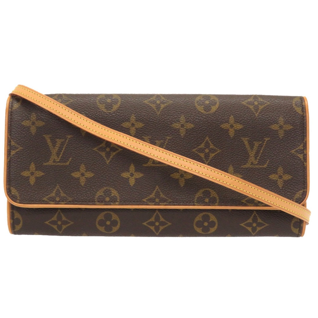 美品 ルイ ヴィトン モノグラム ポシェットツインGM M51852 ショルダーバッグ バッグ LV 0083  LOUIS VUITTON