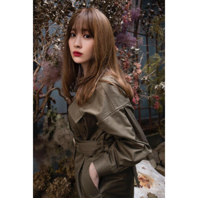 サイズ変更オプション herlipto Cotton-blendBleltedtweedJacket