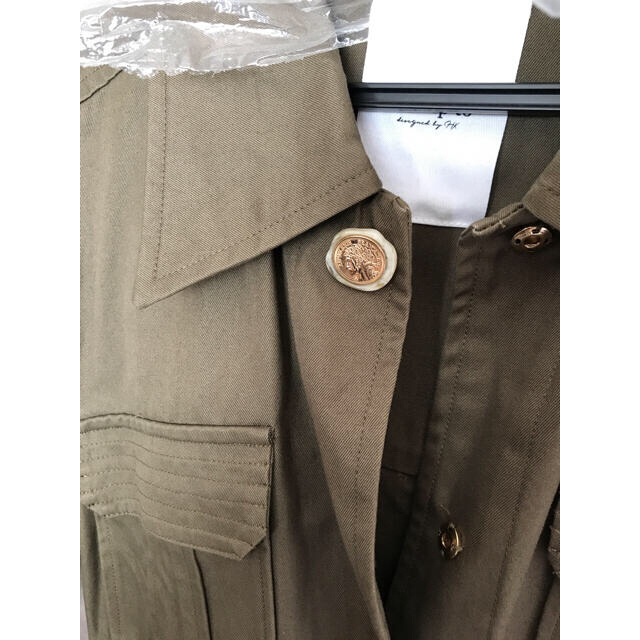 爆買い 英語 Herlipto Belted Gabardine Cotton Jacket ジャケット・アウター