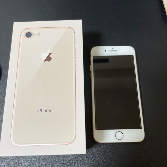 極美品】iphone 8 64GB simフリー ピンクゴールド - スマートフォン本体