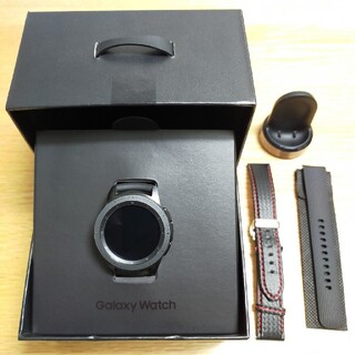 再々値下！！【オマケ有】Galaxy watch 42mm スマートウォッチ(腕時計(デジタル))