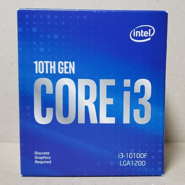 Intel Core i3-10100F 新品
