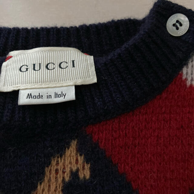 Gucci(グッチ)のGUCCI   36m  ニット（size100程度） キッズ/ベビー/マタニティのキッズ服男の子用(90cm~)(ニット)の商品写真