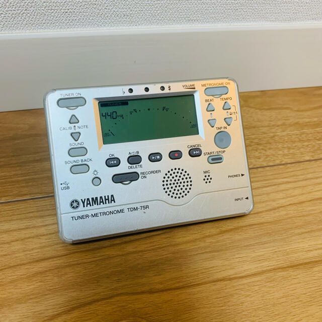 ゼウス7777様専用】YAMAHA 録音機能付きメトロノームチュTDM-75R bluke